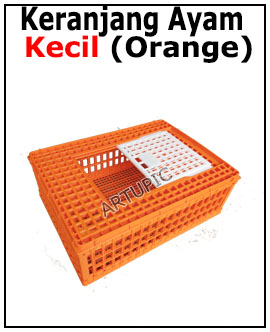 Keranjang ayam kecil orange